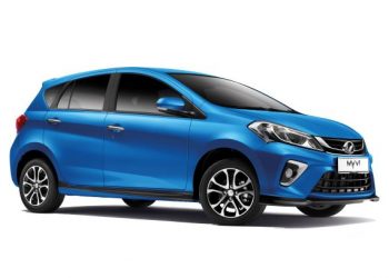 Perodua Myvi tampil dengan warna baharu, Electric Blue untuk semua varian.