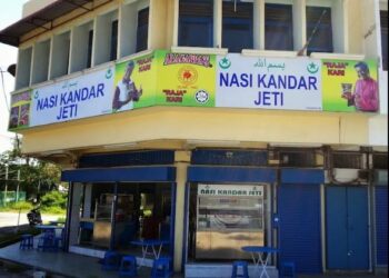 KEDAI Nasi Kandar Jeti yang terletak di Jalan Pantai berhampiran Pangkalan Sultan Abdul Halim, Butterworth, Pulau Pinang.