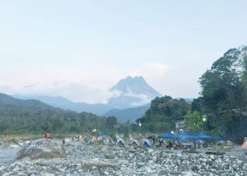 KAWASAN tapak perkhemahan Polumpung, Melangkap di Kota Belud. – IHSAN Media Sosial