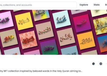 NFT Cryptokhat didagangkan di platform Open Sea.