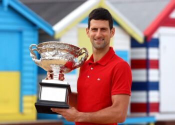Novak Djokovic muncul juara Terbuka Australia tahun ini.