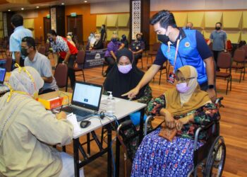PPV IPT Mega di USIM, Nilai akan dibuka bermula Isnin depan dan dijangka dapat menampung pemberian sebanyak 3,000 dos vaksin sehari.-UTUSAN/MUHAMMAD IZZAT TERMIZIE