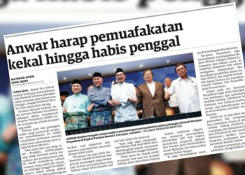 KERATAN laporan Utusan Malaysia semalam.