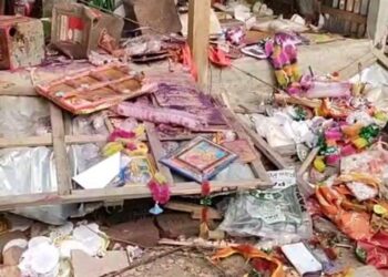 BJP mendakwa ahli TMC merosakkan harta benda pejabat partinya. - SANJAY DAS