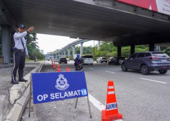 PADA Tahun Baharu Cina lalu, jumlah kematian direkodkan menunjukkan peningkatan sebanyak 13 peratus dengan 134 kes sepanjang Op Selamat dilancarkan. – UTUSAN/SHIDDIEQIIN ZON
