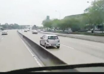 RAMAI yang terkejar trip, nyanyuk dan ikut pandu arah telefon jadi punca memandu melawan arus.