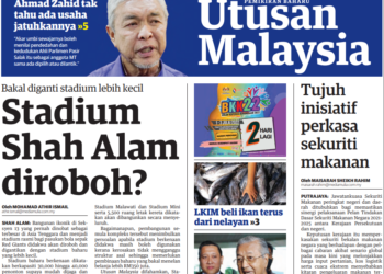 KERATAN akhbar Utusan Malaysia pada 29 Jun lalu.