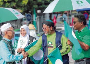 MAJORITI pengikut Pas menolak kerjasama parti itu dengan Bersatu. –GAMBAR HIASAN