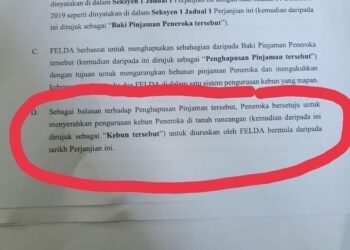 ALUMNI Majlis Belia Felda Malaysia meminta Felda menjelaskan isi kandungan perjanjian yang didakwa mengelirukan peneroka.