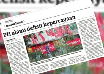 KERATAN laporan Utusan Malaysia semalam.
