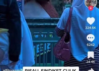 TANGKAP layar Tik Tok seorang lelaki yang mendakwa cubaan menculik seorang kanak-kanak di pusat peranginan Genting Highlands di Bentong, Pahang.