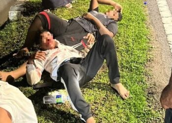 POLIS menafikan kemalangan tular di media sosial sejak malam tadi membabitkan beberapa remaja menunggang serta membonceng motosikal di Kilometer 2, Jalan Rembau menghala ke Sepri, Rembau, berpunca dari lumba haram. - MEDIA SOSIAL