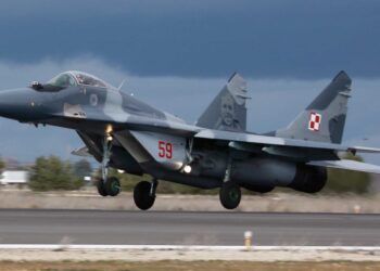 PESAWAT tempur MiG-29 milik Poland. - FLIGHTGLOBAL