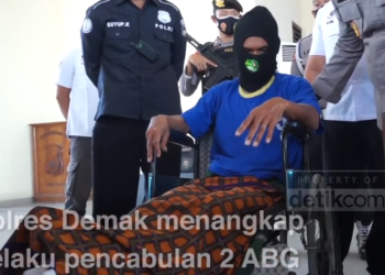 SUSPEK predator sesk ditahan polis. - AGENSI