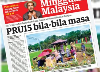 KERATAN laporan Mingguan Malaysia.