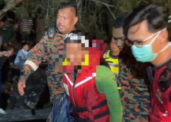 SEORANG wanita yang sesat hampir dua jam di Pulau Besar, Melaka berjaya ditemukan pasukan bomba kira-kira pukul 10.45 malam.