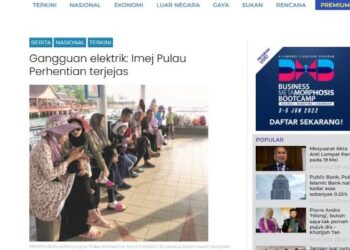Utusan Malaysa melaporkan isu gangguan bekalan elektrik di Kampung Pulau Perhentian pada 10 Mei lalu.