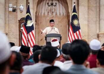 INTEGRITI menjadi kalimah tumpuan Anwar Ibrahim yang tegar mengungkap soal tata kelola yang baik, penentangan keras terhadap korupsi dan seumpamanya semenjak mengambil alih tampuk kepimpinan negara. – UTUSAN/MUHAMAD IQBAL ROSLI