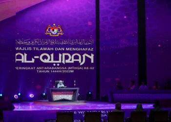 JANGAN lepaskan peluang menyaksikan tilawah al-Quran peringkat antarabangsa yang sedang berlangsung hingga
24 Oktober ini.