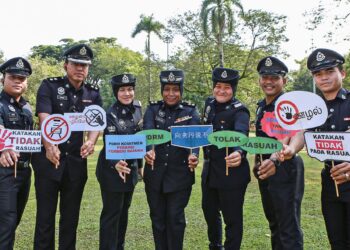 SEMUA pihak perlu bersatu untuk membebaskan Malaysia daripada belenggu penjajahan rasuah. – GAMBAR HIASAN/AFIQ RAZALI