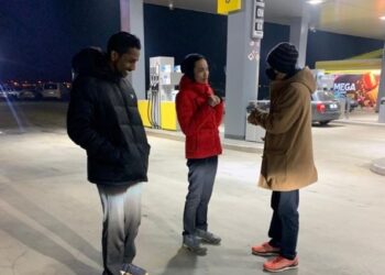 SEBAHAGIAN rakyat Malaysia yang berjaya keluar dari Kyiv, susulan pencerobohan Rusia di negara itu.