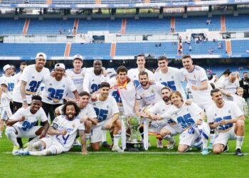 REAL Madrid CF muncul kelab termahal di Eropah dengan nilai 3.2 bilion euro. – GAMBAR HIASAN