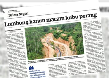 KERATAN laporan Utusan Malaysia.