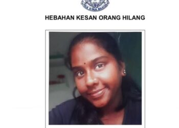 S. TANUSHA, 18, dilaporkan hilang sejak 2 Jun lalu. - UTUSAN/IHSAN PDRM