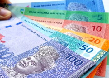 Ringgit dijangka kekal lemah berbanding dolar Amerika Syarikat pada minggu ini. - GAMBAR HIASAN