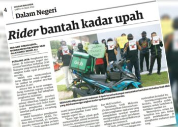 KERATAN laporan Utusan Malaysia semalam.