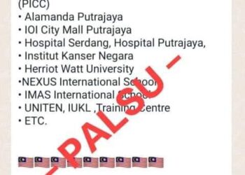 TANGKAP layar permohonan rumah mampu milik Putrajaya tular dalam media sosial.