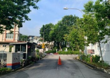 LALUAN keluar masuk rumah Muhyiddin di Jalan Setia Bakti 2, di ibu negara