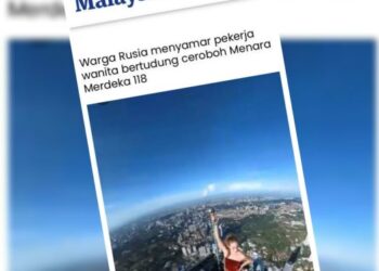 KERATAN laporan Utusan Online.