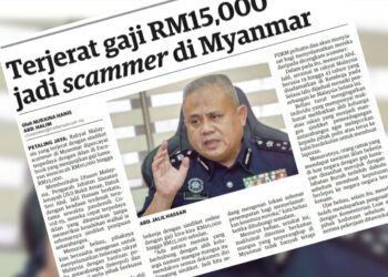 KERATAN akhbar Utusan Malaysia 11 April lalu.