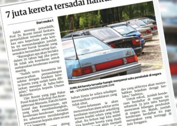 KERATAN laporan Utusan Malaysia 1 Julai 2022.