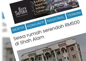 KERATAN laporan Utusan Online semalam.