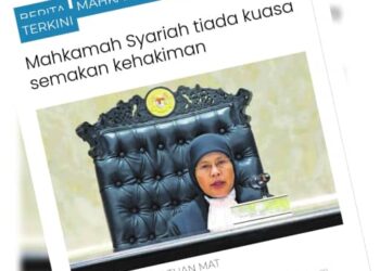 KERATAN laporan Utusan Online hari ini.