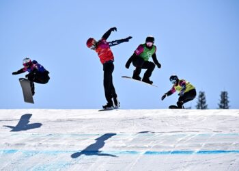 Sukan Paralimpik Musim Sejuk Beijing 2022 di Zhangjiakou Genting Snow Park.-AFP