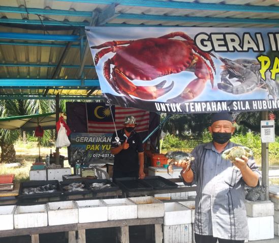 Ketam covid pesakit sup untuk Ketam laris