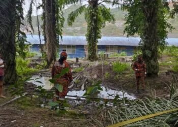 KAWASAN terakhir mangsa bermain sebelum dilaporkan hilang.