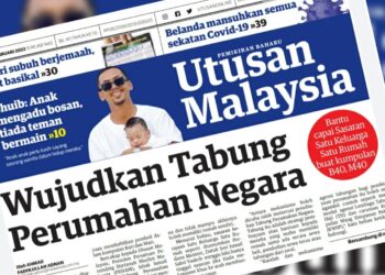 KERATAN laporan Utusan Malaysia.