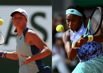 IGA Swiatek (kiri) dan Coco Gauff akan berentap untuk memburu kejuaraan Terbuka Perancis hari ini.