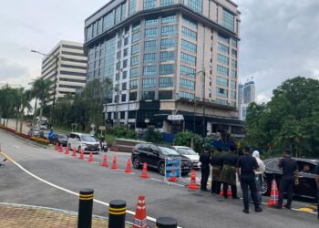 KENDERAAN Timbalan Menteri beransur tiba memasuki pintu  2 Istana Negara.