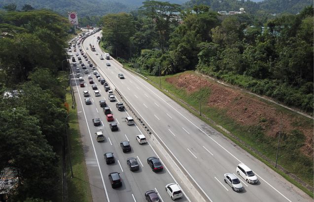 Trafik Sesak Arah Utara Laluan Slim River Hingga Sungai Perak Utusan Malaysia