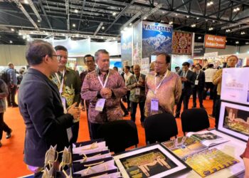 TOURISM JOHOR mempromosikan sektor pelancongan negeri ini di pameran pelancongan antarabangsa, World Travel Market London 2022.