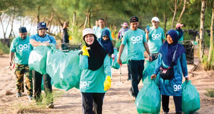 Sebanyak 30,281kg sampah berjaya dikutip Geng Plastik Ija