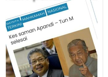 KERATAN laporan Utusan Online.