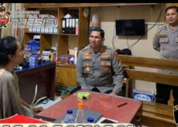 SUSPEK disoal siasat polis selepas melakukan kekejaman terhadap haiwan di Bengkulu Utara. -INSTAGRAM