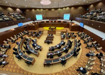 SEKITAR suasana sidang DUN Perlis di Kompleks DUN, Kangar, Perlis hari ini.