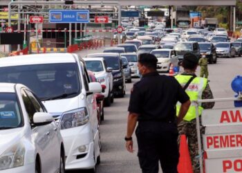Sekatan jalan raya akan dkekalkan bagi mengawal sempadan negeri- GAMBAR HIASAN